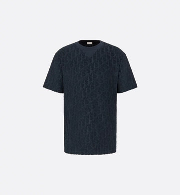 Dior Oblique Relaxed-Fit T-Shirt Blue