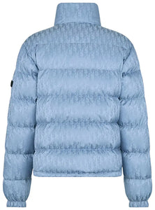 Dior Oblique Down Jacket 'Blue Technical Jacquard'