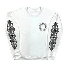 Load image into Gallery viewer, Chrome Hearts Horseshoe Logo Crewneck &#39;White&#39;