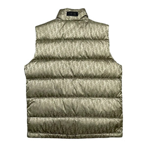 Dior Oblique Down Vest Olive Green