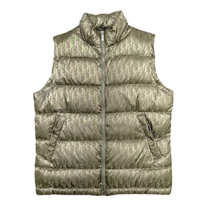 Dior Oblique Down Vest Olive Green