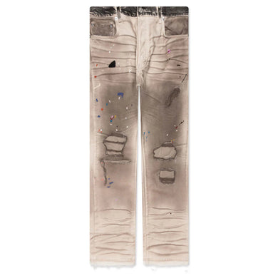 Gallery Department Hollywood BLV 5001 Straight-Leg Paint-Splattered Distressed Jeans