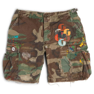 GALLERY DEPT. G PATCH CARGO SHORTS | WOODLAND CAMO