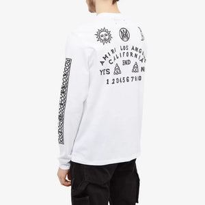 Amiri Board Long Sleeve T-Shirts in White