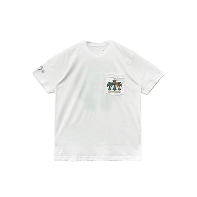 Chrome Hearts Camouflage Horseshoe Logo Short Sleeve Tee White