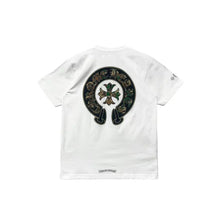 Load image into Gallery viewer, Chrome Hearts Camouflage Horseshoe Logo Short Sleeve Tee White