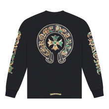 Load image into Gallery viewer, Chrome Hearts Triple Cross Horseshoe L/S T-Shirt Black/Camo