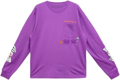 CHROME HEARTS MATTY BOY 'MORE NOT LESS' PURPLE LONGSLEEVE TEE Regular price