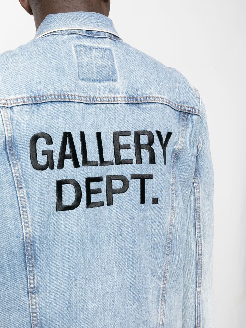 GALLERY DEPT. デニムジャケット GALLERY DEPT. Headline Logo-Appliquéd Printed Denim Jacket