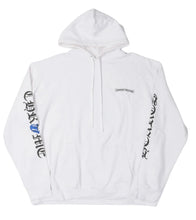 Load image into Gallery viewer, CHROME HEARTS &#39;ROLLING STONES&#39; WHITE/BLUE HOODIE